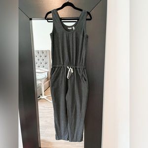 Zella Gwen Sleeveless Knit Romper (retail $79)- size S, grey dark heather